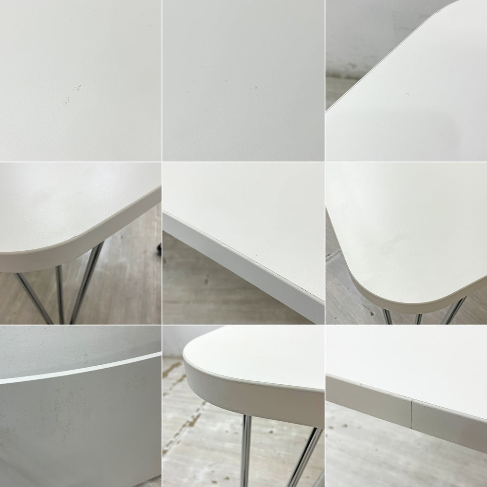 カルテル Kartell マックステーブル MAX TABLE ホワイト ミーティングテーブル キャスター付 フェルーチョ・ラヴィアーニ Ferruccio Laviani イタリア 定価￥224,400- ●