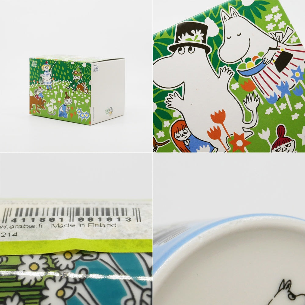 アラビア ARABIA ムーミンマグ MOOMIN 浜辺のひととき モメントオンザシュアー 2015年 夏限定 フィンランド 北欧食器 箱付き ●