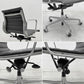 ハーマンミラー Herman Miller イームズアルミナムグループチェア マネージメントチェア アルミバフベース ガス圧昇降 5本脚 キャスター 本革 〓