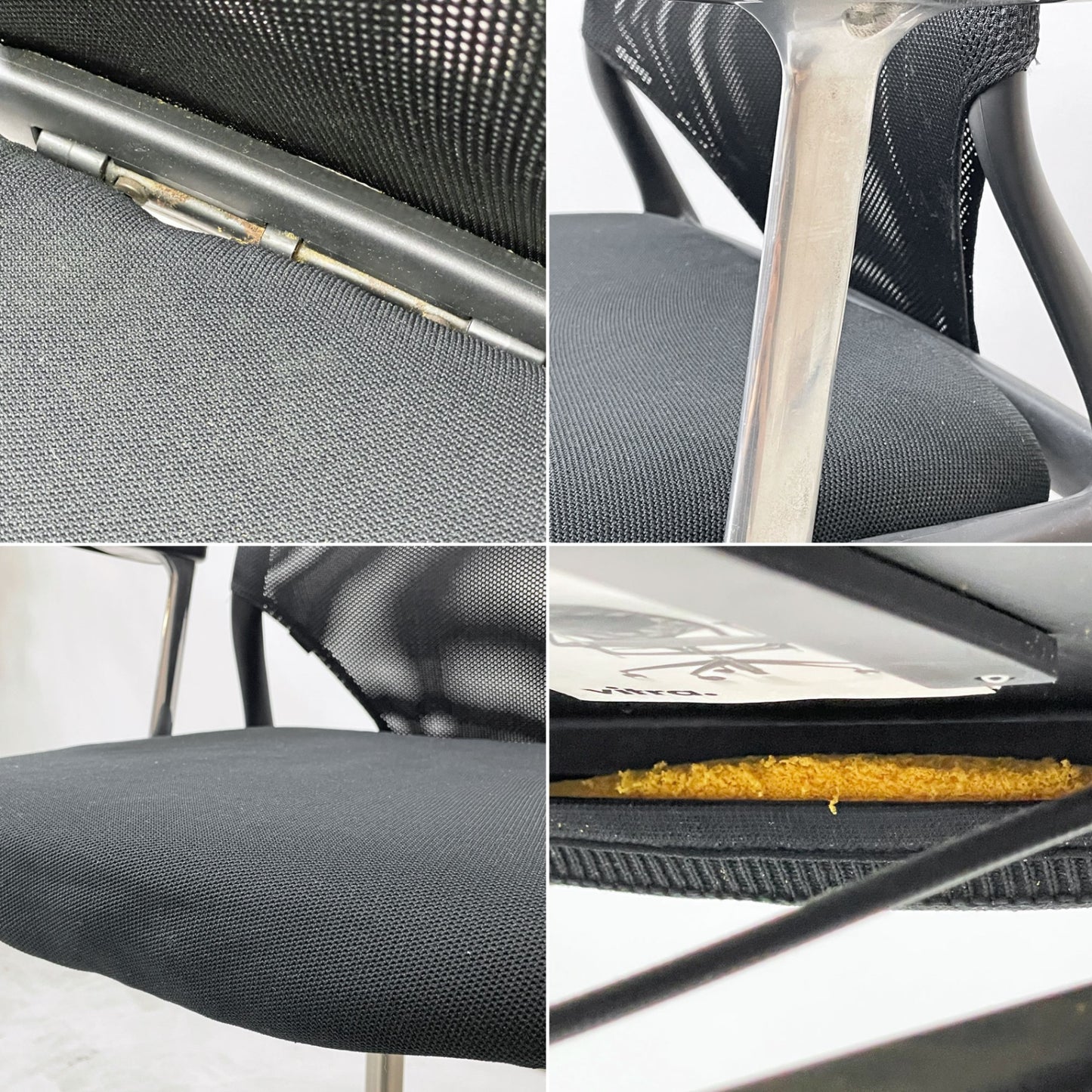 ヴィトラ vitra メダ2チェア MEDAⅡ オフィスチェア デスクチェア 昇降機能 リクライニングロック ブラック アルベルト・メダ 現状品 ●