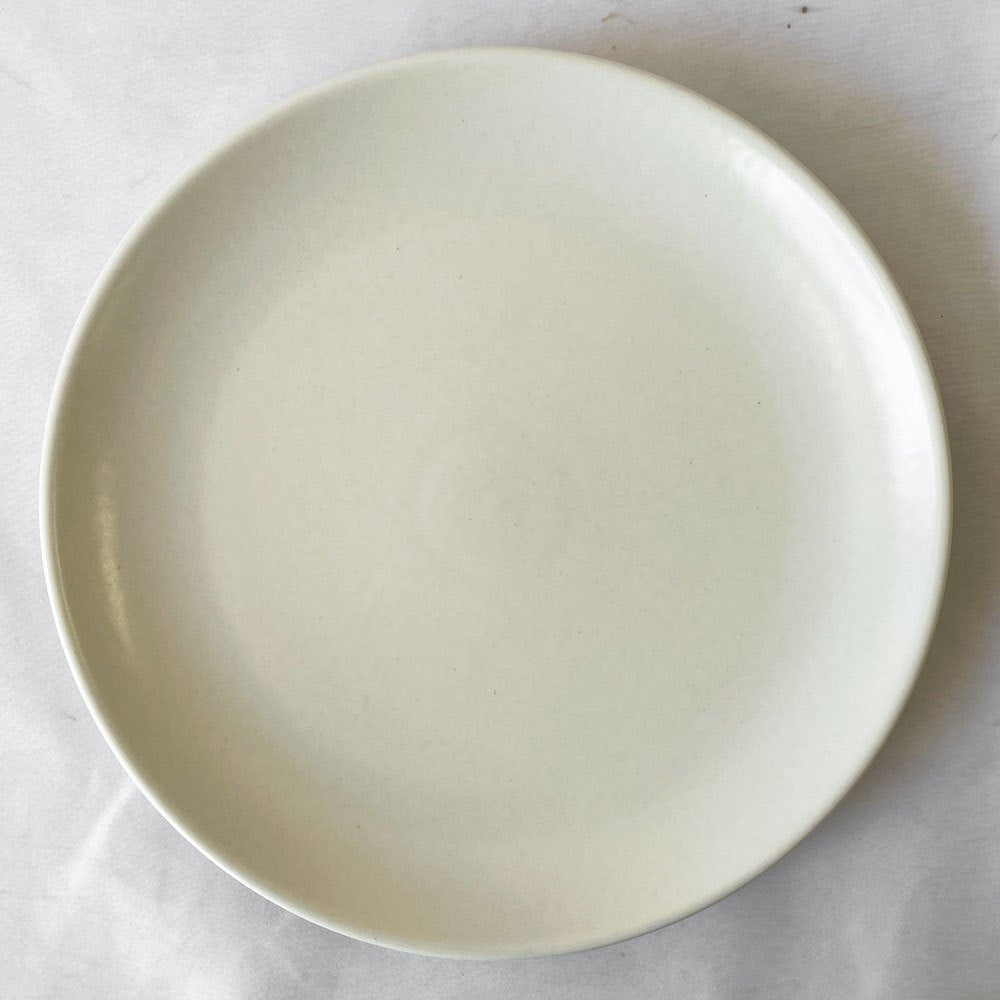 ヒースセラミックス HEATH CERAMICS ディナープレート ホワイト Φ27cm 陶器 アメリカ シンプルデザイン B ◇