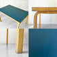 アルテック artek ダイニングテーブル 80A ブルーリノリウム W122cm アルヴァ・アアルト フィンランド 北欧 ビンテージ ★