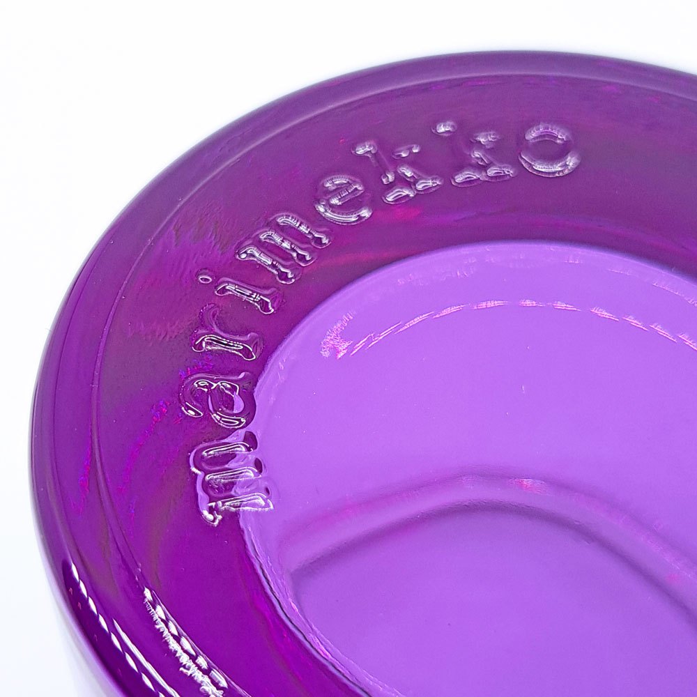 イッタラ iittala マリメッコ marimekko キビ kivi キャンドルホルダー アメジスト 60mm フィンランド 北欧雑貨 廃番カラー C ●