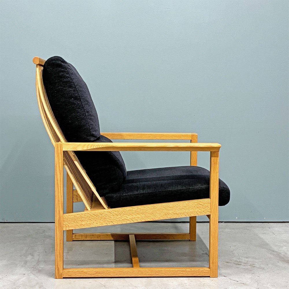 柏木工 KASHIWA 月華 GECCA イージーチェア オーク材＋竹材 W70cm 飛騨家具 欅 孟宗竹 ◎
