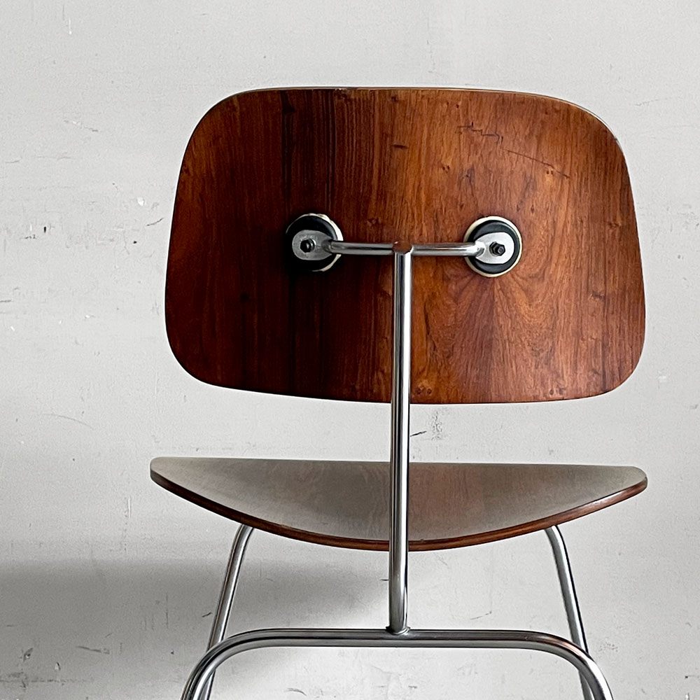 ハーマンミラー Herman Miller DCM メタルレッグ ダイニングチェア ローズウッド 60's ビンテージ C&R ミッドセンチュリー 希少 ■