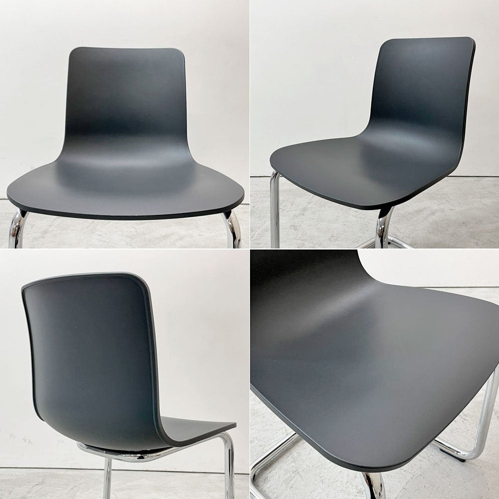 ヴィトラ Vitra ハル RE キャンチレバー HAL RE CANTILEVER ダイニングチェア ジャスパー モリソン ブラック カンチレバー モダン ●