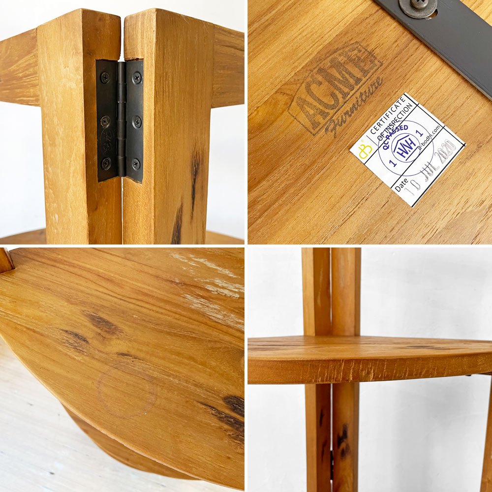 アクメ ファニチャー ACME furniture ディーボディー d-Bodhi トロイ TROY S コーナーシェルフ 3段 チーク古材 インダストリアルテイスト ★