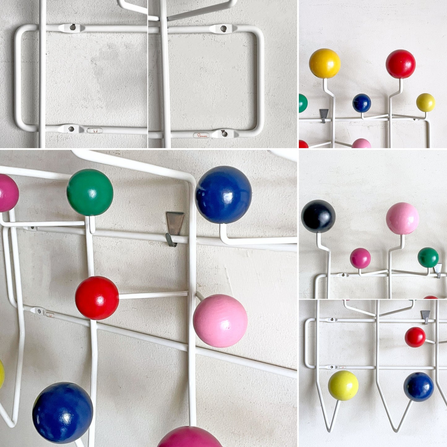 ハーマンミラー Herman Miller ハングイットオール Hang It All マルチカラー ウォールハンガー C&R イームズ ミッドセンチュリー ■