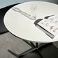 フリッツハンセン Fritz Hansen スーパー円テーブル A623 ダイニングテーブル Aテーブル Φ90cm ホワイト アルネ・ヤコブセン ブルーノ・マットソン ピート・ハイン 北欧家具 ◎