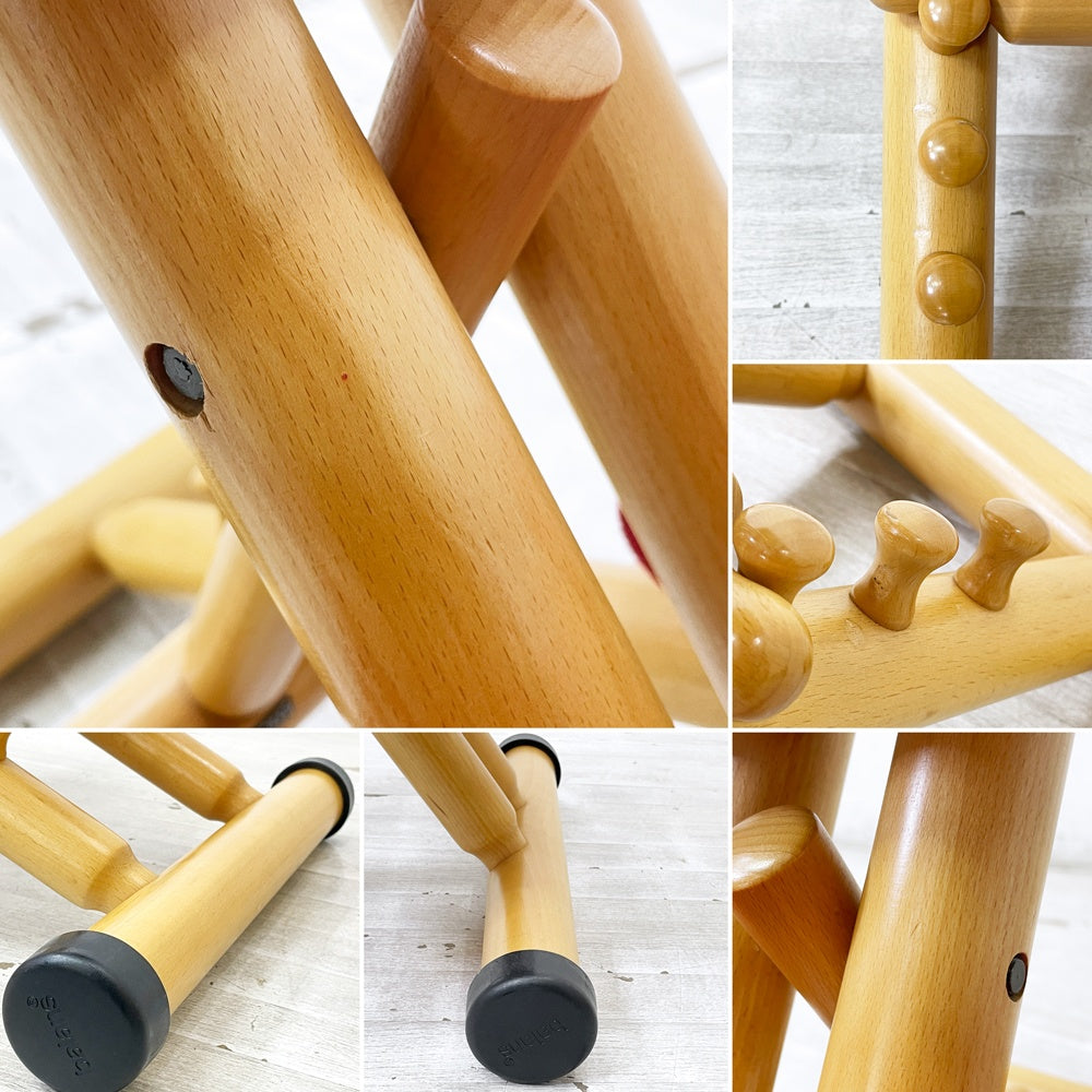 ストッケ STOKKE ヴァリエール VARIER マルチバランス MULTI バランスチェア ビーチ材 ファブリック レッド 北欧 ノルウェー ●