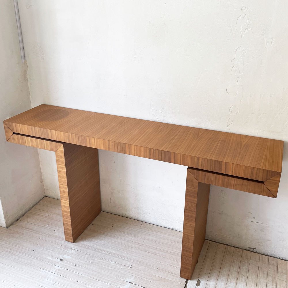 ポラダ porada イタリア 雅 ミヤビ MIYABI コンソール テーブル ウォールナット材 モダン 定価￥319,000- ACTUS取扱い  ★