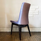 カワジュン KAWAJUN ドリディナチェア DORIDINA CHAIR ダークブラウンフレーム ファブリック パープル 定価￥63,100-以上 B ◎