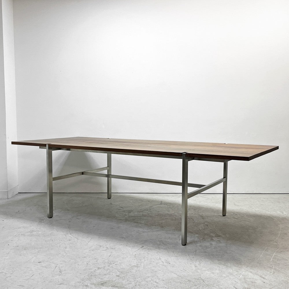グラフ graf オーダーメイド ワークテーブル ダイニングテーブル 作業台 無垢材 スチールレッグ W237cm インダストリアル 店舗什器 ●