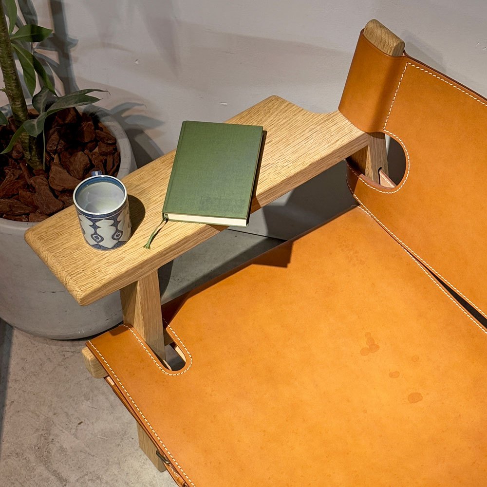 フレデリシア FREDERICIA スパニッシュチェア The Spanish Chair 2226 オーク材 ナチュラルレザー ボーエモーエンセン デンマーク 名作椅子 定価￥843,700- ●