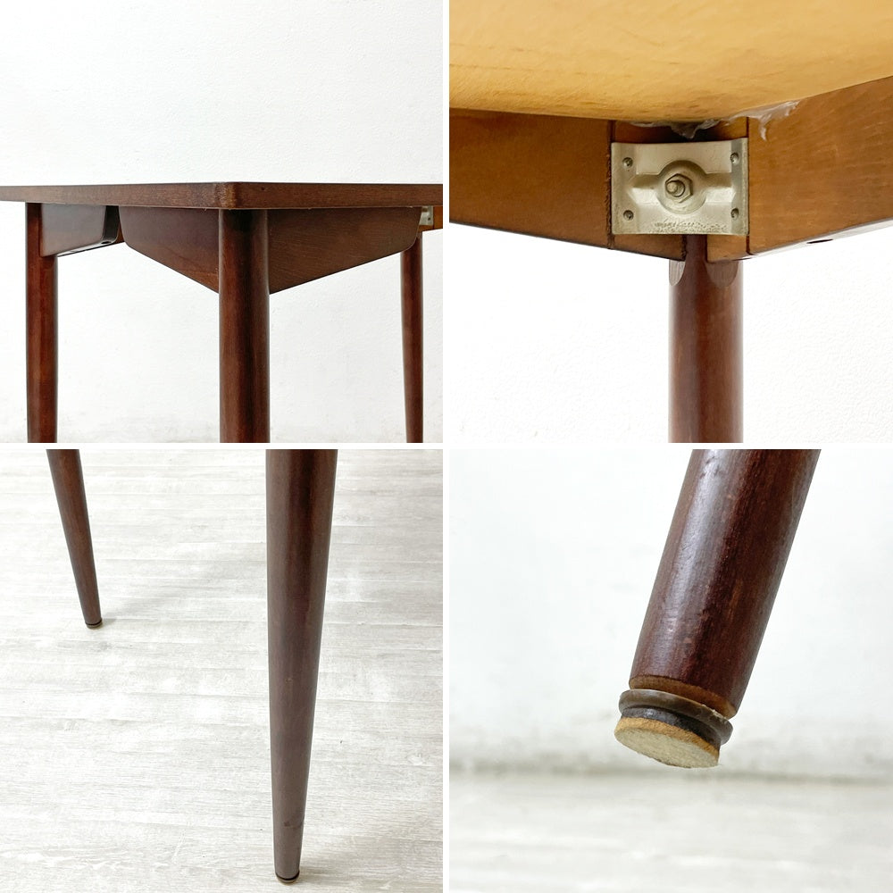 ジャパンビンテージ Japan Vintage スモール ダイニングテーブル デコラトップ W90cm レトロ ●