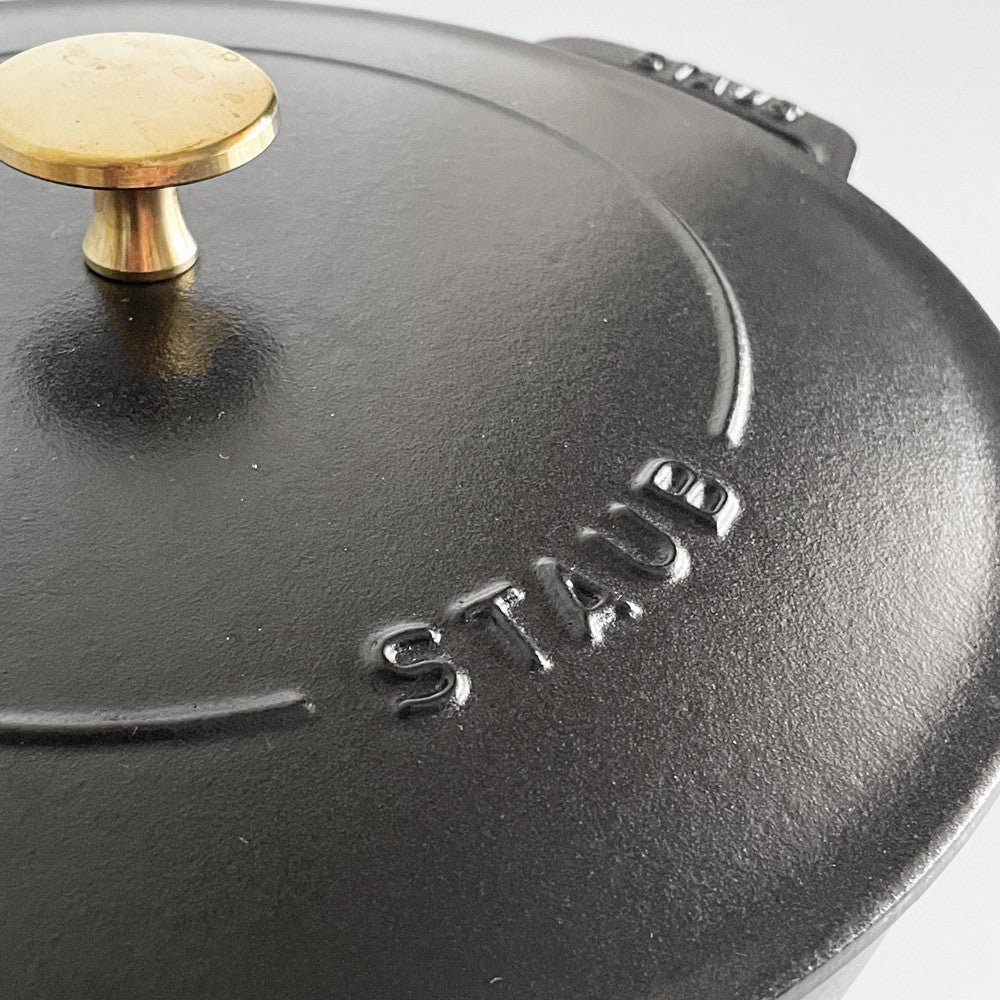 ストウブ STAUB ブレイザー ソテーパン 両手鍋 ホーロー鍋 ブラック 26cm 鋳物 鋳鉄 オーブン IH対応 フランス ■