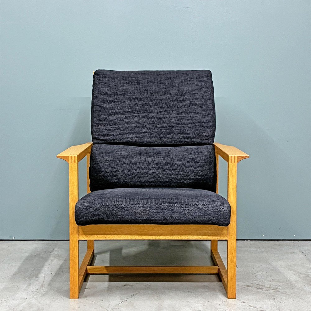 柏木工 KASHIWA 月華 GECCA イージーチェア オーク材＋竹材 W70cm 飛騨家具 欅 孟宗竹 ◎