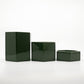 ヴィトラ Vitra ヘキサゴナルコンテナ Hexagonal Containers 3set 小物入れ 収納 ダークグリーン ジャスパー・モリソン ●