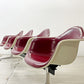 ハーマンミラー Herman Miller ビンテージ エアポートベンチ タンデムシート 4連 アームシェル 2nd PVCレザー イームズ 希少 ●