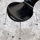 フリッツハンセン Fritz Hansen セブンチェア ブラックラッカー アルネ・ヤコブセン スタッキングチェア デンマーク 1997年製 A ■