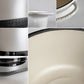 バーミキュラ VERMICULAR ライスポットミニ セット 3合炊きモデル RP19A シーソルトホワイト 炊飯器 鋳物ホーロー鍋 IH調理器 日本製 定価¥77,440- ■