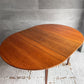 ネイサンファニチャー NATHAN Furniture チーク材 エクステンション ダイニングテーブル 伸長式 ラウンド オーバル 英国家具 UKビンテージ ♪