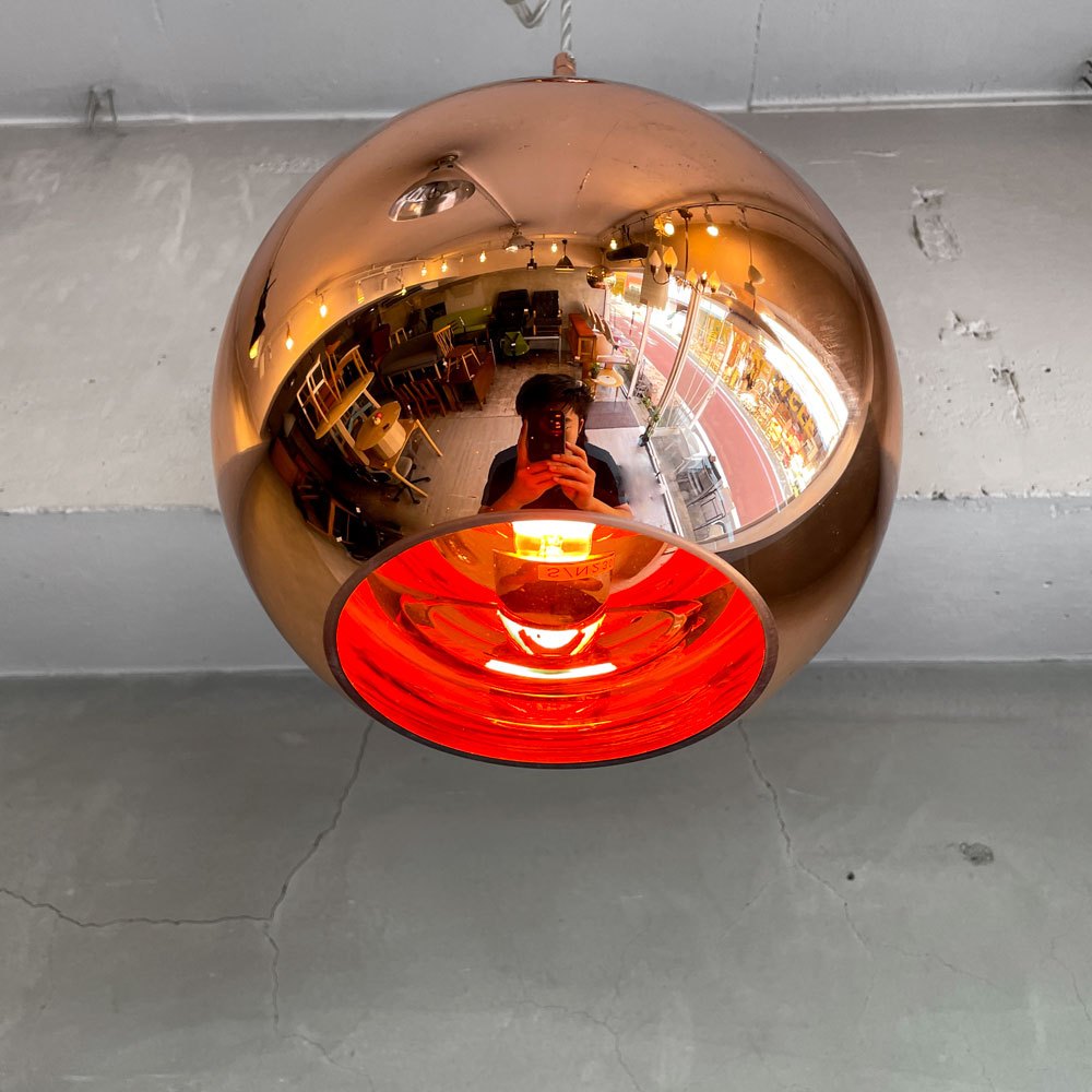 トムディクソン Tom Dixon コッパー ラウンドペンダントライト 25 Copper Round Pendant 25 コッパーカラー 参考定価￥70,180-  廃番 ♪