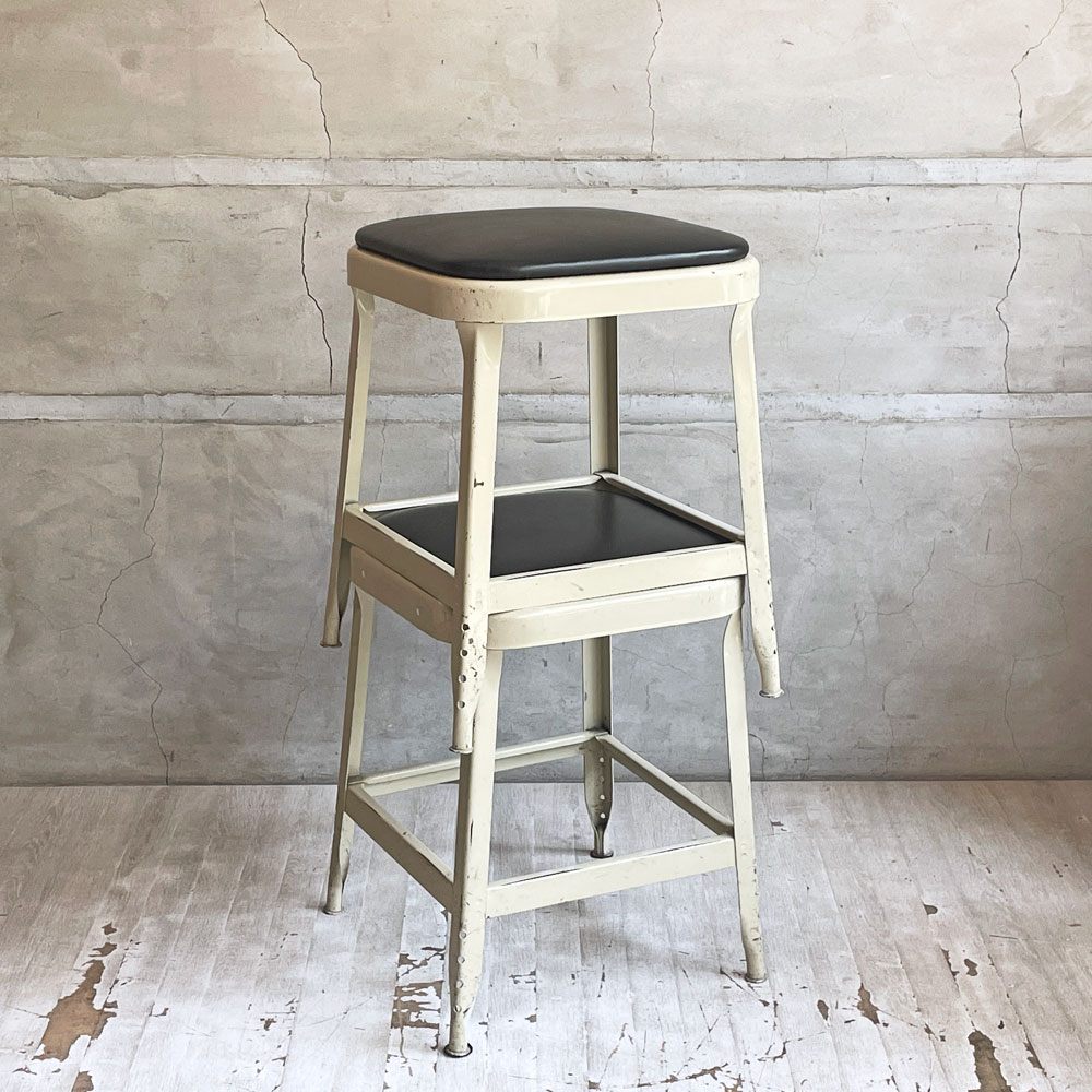 リオン LYON ファクトリースツール FACTORY STOOL スツール カウンターチェア Sサイズ インダストリアル P.F.S取扱い B ♪