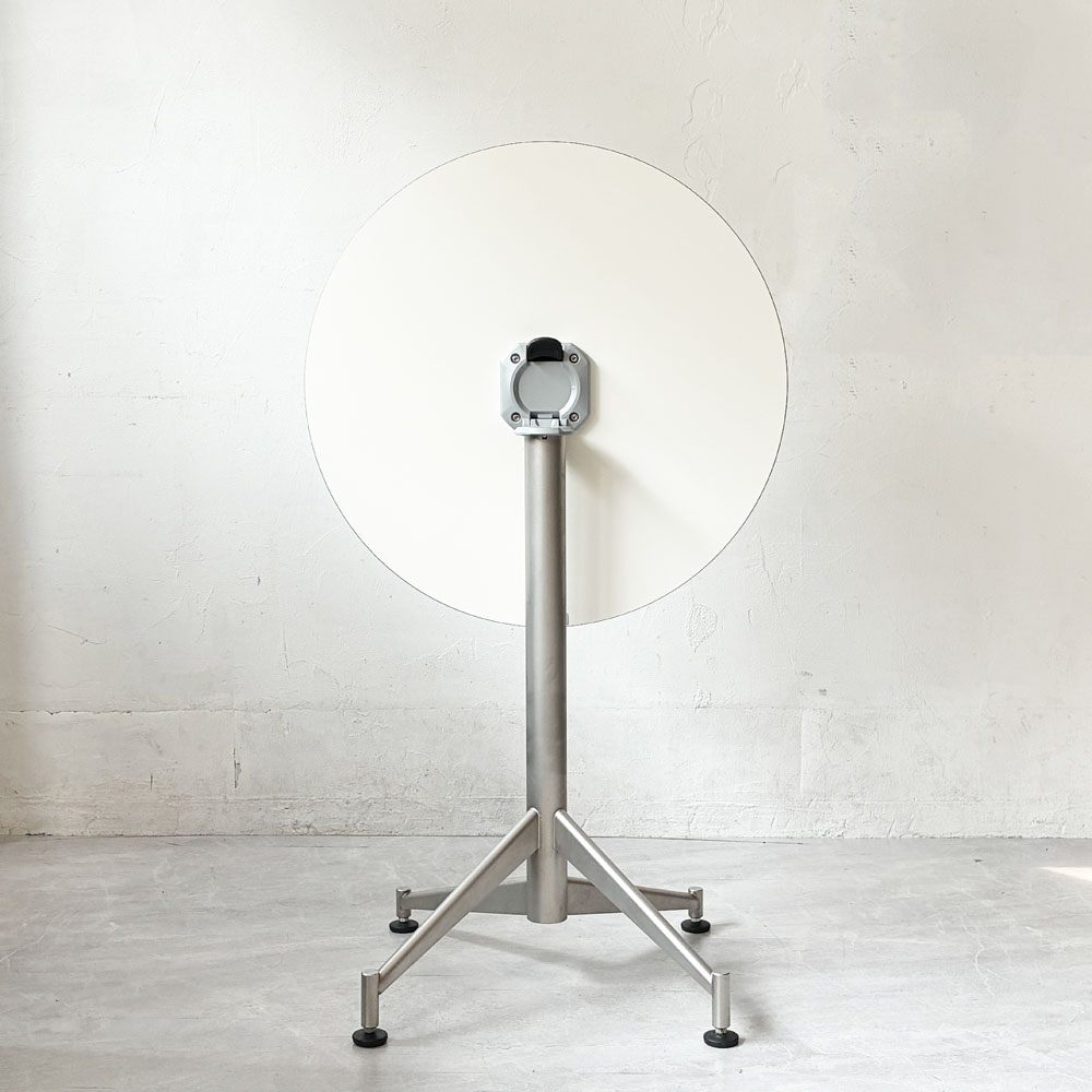 ラパルマ lapalma セルツ SELTZ ラウンドテーブル カフェテーブル フォールディング Φ60cm ホワイト イタリア モダン  ★