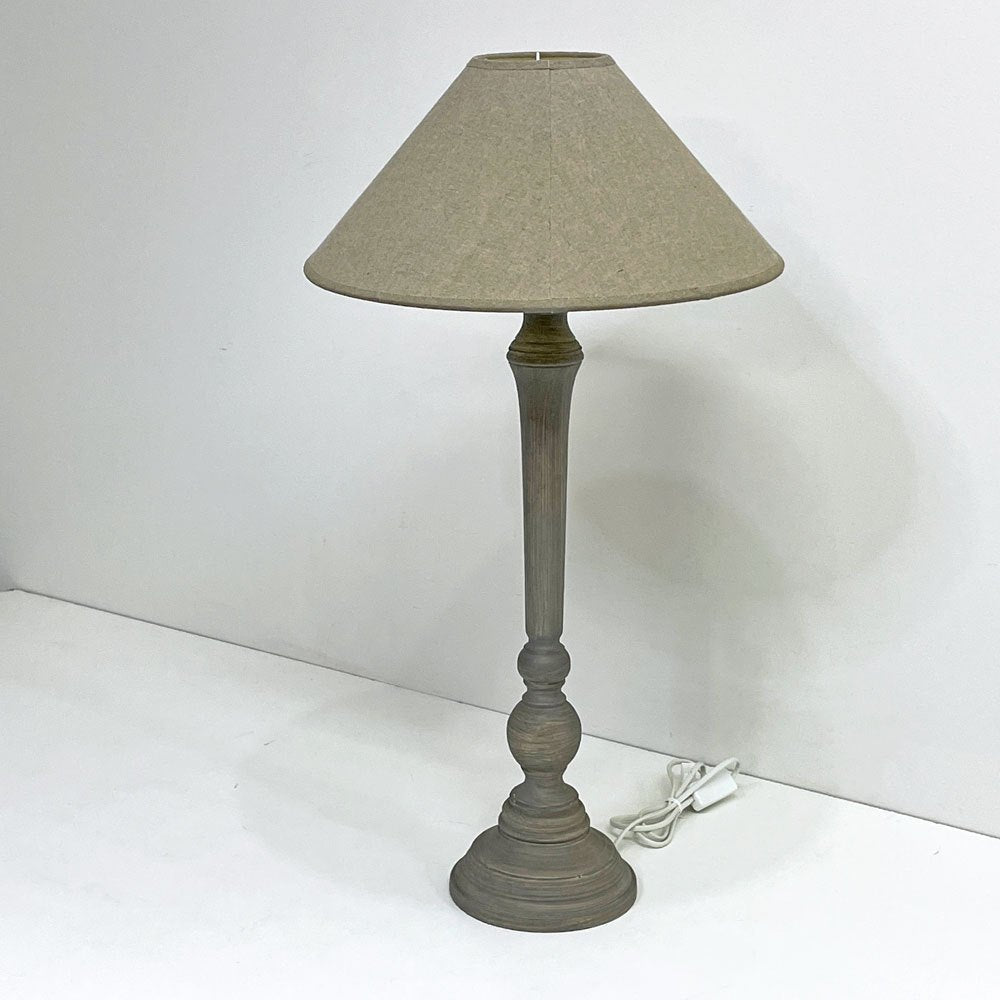 クラシカルデザイン Classical Design フロアランプ スタンドライト 1灯 布シェード シャビーシック メゾンドファミーユ MAISON DE FAMILLE 購入品 ●