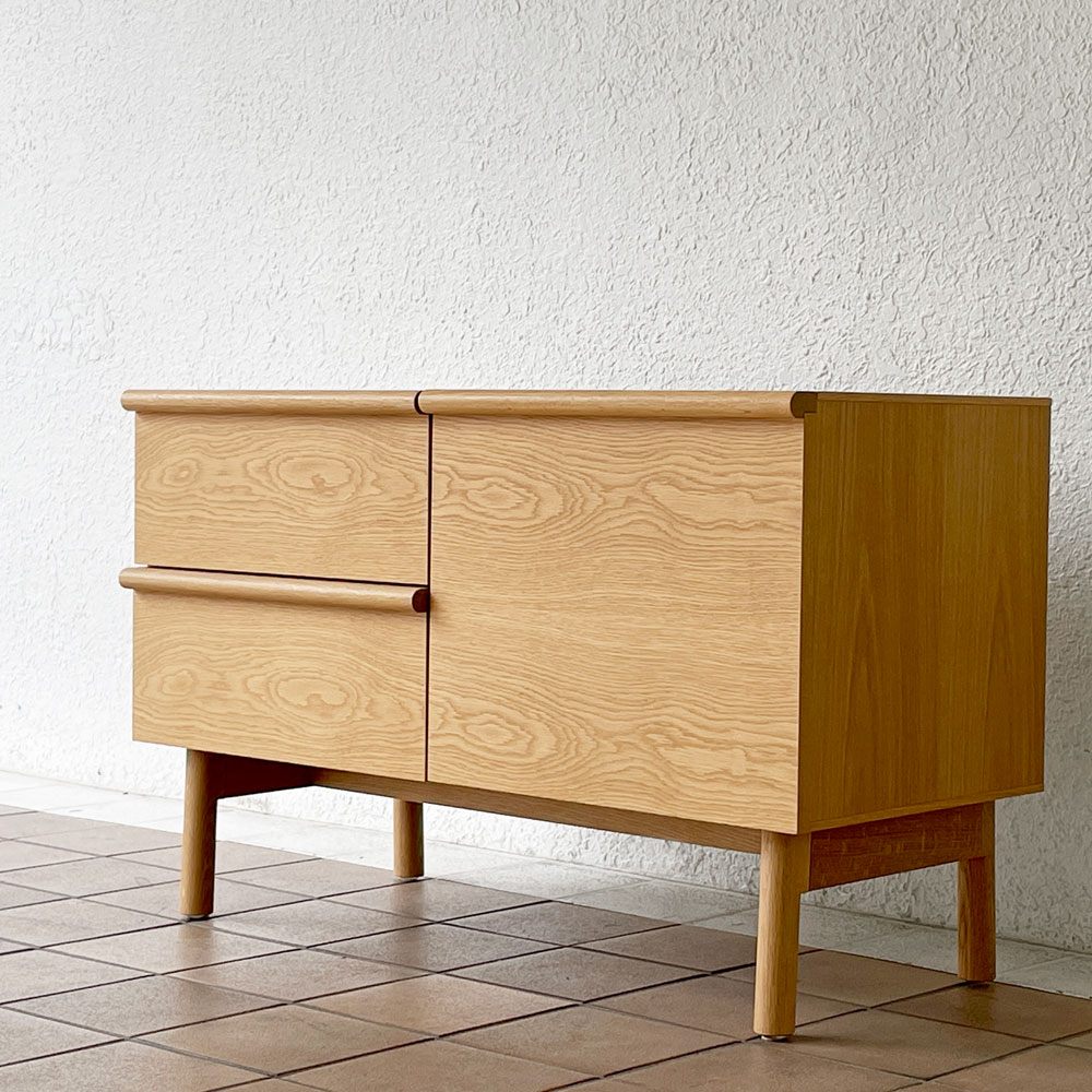 イデー IDEE スティルト サイドボード S STILT SIDEBOARD S ナチュラル テレビボード マリナ・ボーティエ オーク モダンデザイン 定価69,900円 ◇