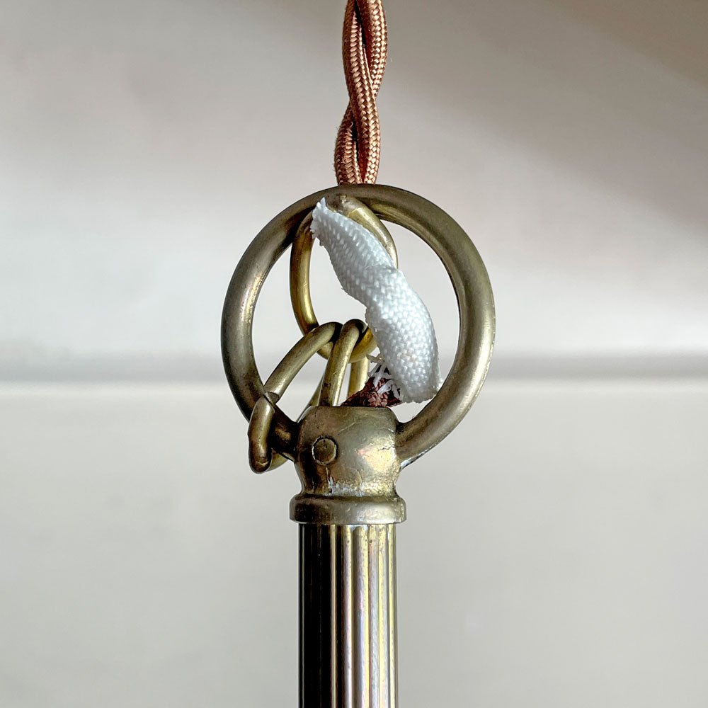クラシカルデザイン Classical Design シャンデリア ペンダントライト 2灯 真鍮 ガラスシェード ■