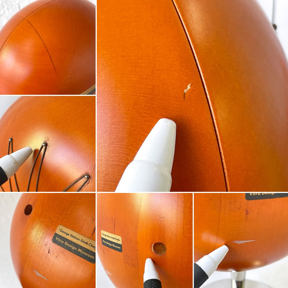 ヴィトラ vitra ピルクロック PILL Clock 置時計 卓上時計 ミッドセンチュリー ジョージネルソン George Nelson 廃番 希少 ◇