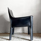 カッシーナ Cassina 414 CAB キャブチェア ラウンジチェア アームチェア 1シーター 本革 マリオ・ベリーニ 参考価格約65万 ■
