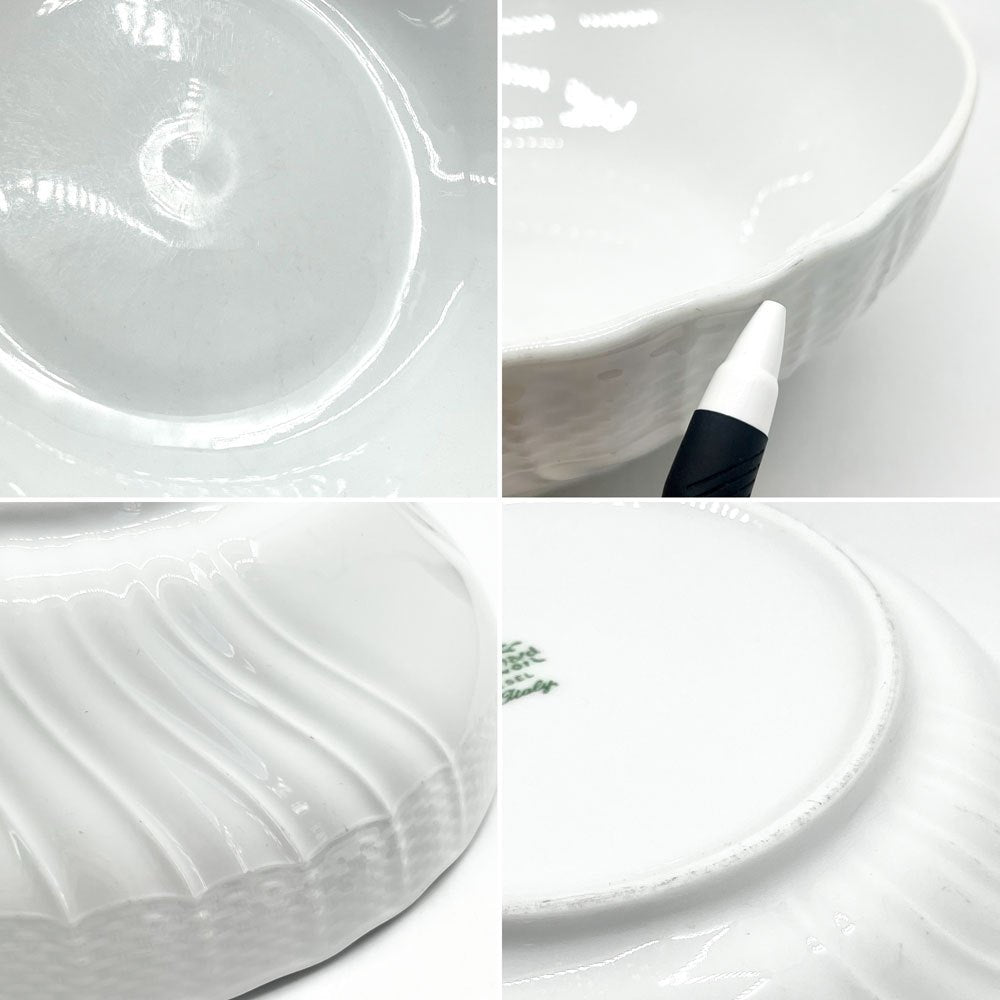 ジノリ GINORI1735 ベッキオジノリホワイト サラダボウル ラウンド 25cm 白磁 イタリア 旧リチャードジノリ 定価￥25,080- ●