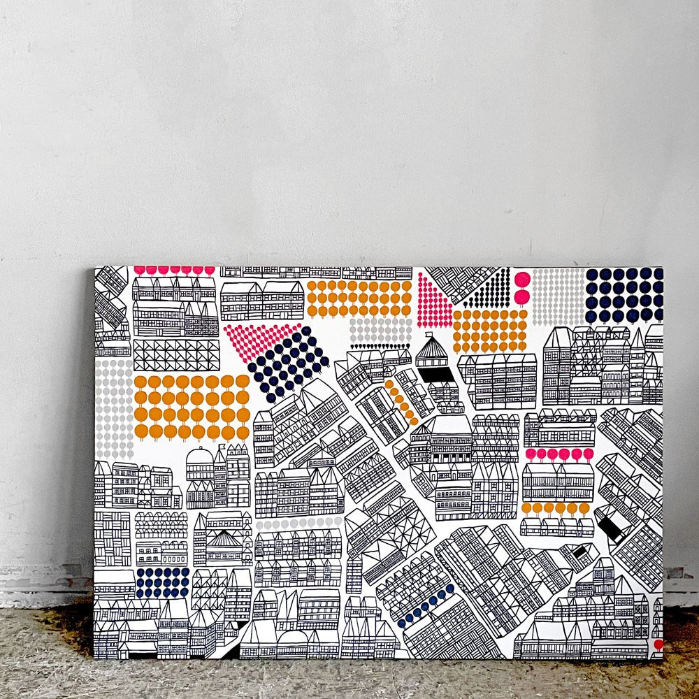 マリメッコ marimekko プイスト オサスト Puisto-osasto ファブリック パネル アイノ-マイヤ・メトソラ Aino-Maija Metsola コットン 北欧 フィンランド 廃番 ■