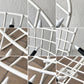 ノル Knoll 420 サイドチェア ワイヤーチェア ホワイト ハリー・ベルトイア Harry Bertoia ミッドセンチュリー 名作椅子 ◇