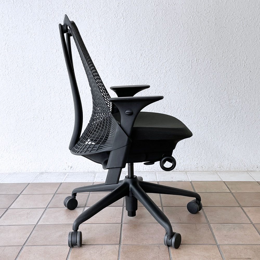 ハーマンミラー Herman Miller セイルチェア SAYL Chair デスクチェア イヴ・ベアール ブラック ◇