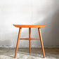 シキファニチア SIKI FURNITURE スツールテーブル STOOL TABLE 1 サイドテーブル ブラックチェリー無垢材 W45cm 板座 国産家具 ■