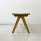 ドアーズリビングプロダクツ DOORS LIVING PRODUCTS ボシー BOTHY ベンチ オーク無垢材 コンパスレッグ ●