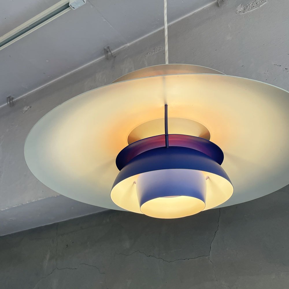 ルイスポールセン Louis Poulsen PH5 ペンダントライト ブルー ポール・ヘニングセン Poul Henningsen 北欧 デンマーク 名作照明 ♪