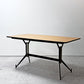 ザ・コンランショップ THE CONRAN SHOP ビンテージアイアンレッグ ダイニングテーブル W150cm 真鍮 高さ調整アジャスター付き ビュッフェテーブル カフェ ビストロ  ●