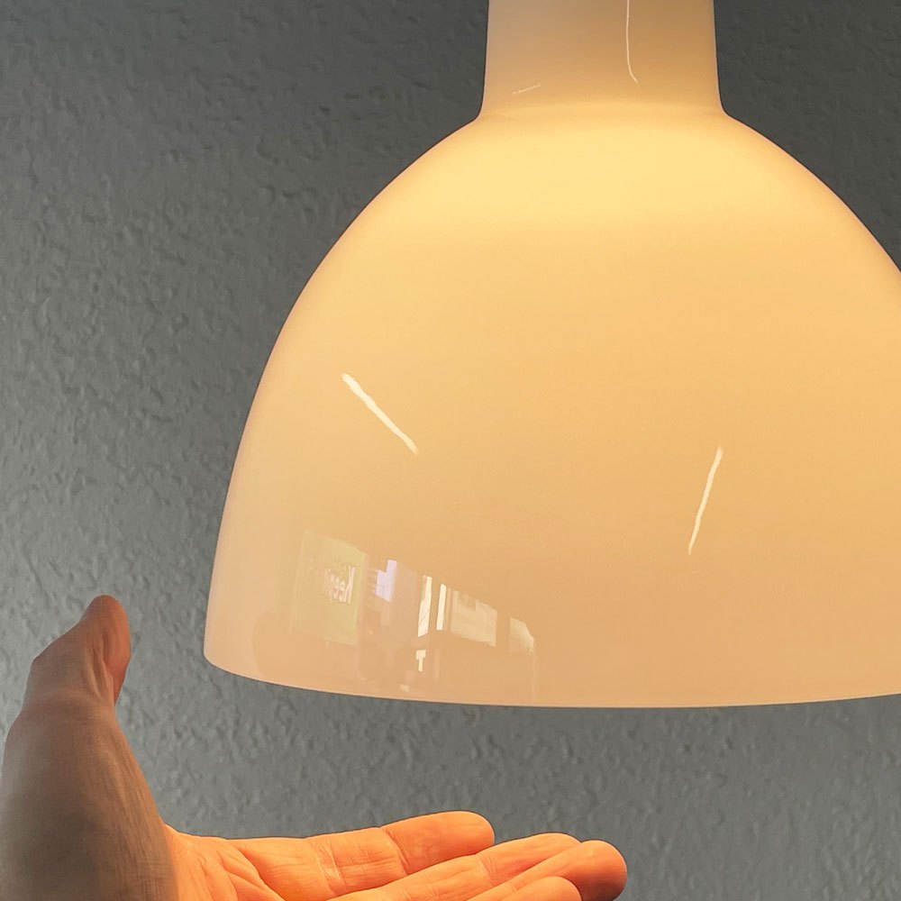 ルイスポールセン Louis Poulsen トルボー 220 Toldbod Glass Pendant ペンダントライト ホワイト 乳白ガラス ポール・ヘニングセン 定価83,600円 ◇
