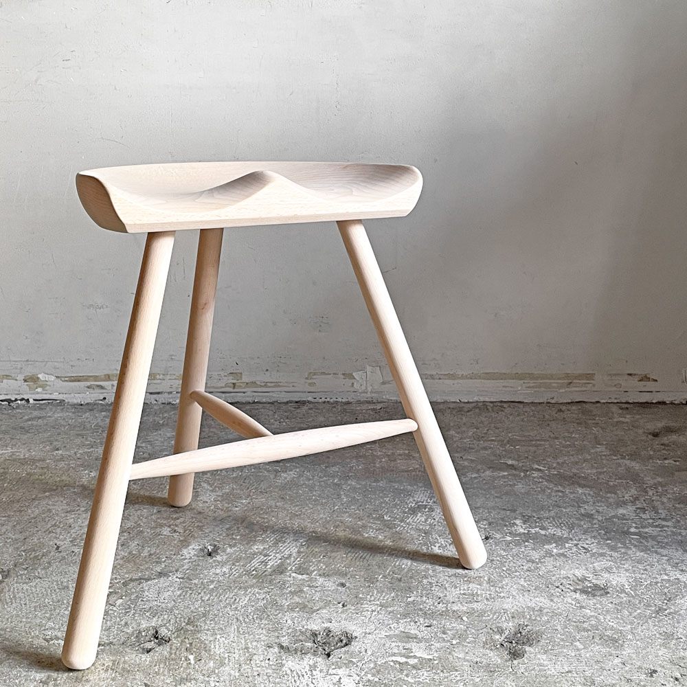 ワーナー Werner シューメーカーチェア Shoemaker Chair NO.49 スツール ビーチ材 ソープフィニッシュ ラーズ・ワーナー デンマーク 北欧家具 ■