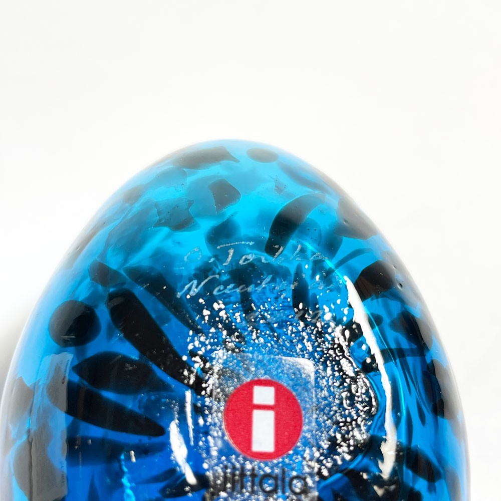 イッタラ iittala バーズバイトイッカ Birds by Toikka アノ・エッグ Ano Egg ターコイズ 2012年 SCOPE別注 箱付き 北欧雑貨 ★