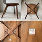 スケッチ Sketch タミチェア TAMI Chair ダイニングチェア オーク材 プライウッド ウォールナットカラー 北欧 デンマーク moda en casa取扱 定価￥34,100- A ★
