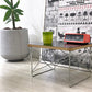 ハーマンミラー Herman Miller LTRT ワイヤーベース ローテーブル メラミントップ バーチ材 C&R イームズ ブラック お膳 W39.5cm ミッドセンチュリー ●