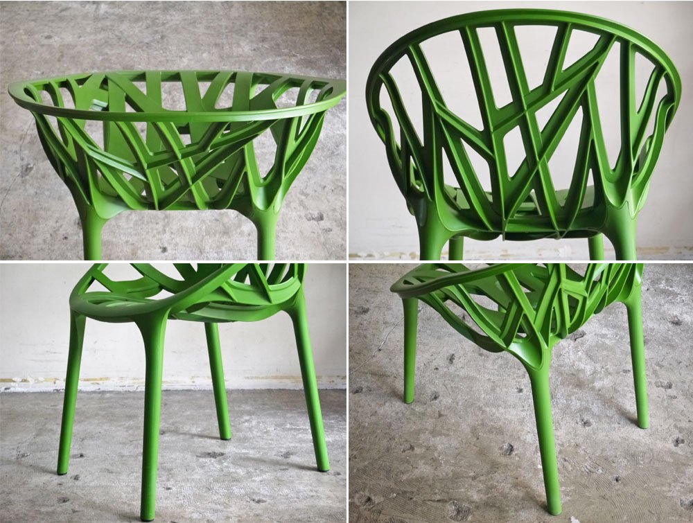 ヴィトラ Vitra ベジタルチェア Vegetal chair ダイニングチェア カクタスグリーン ロナン＆エルワン・ブルレック スタッキング B ■