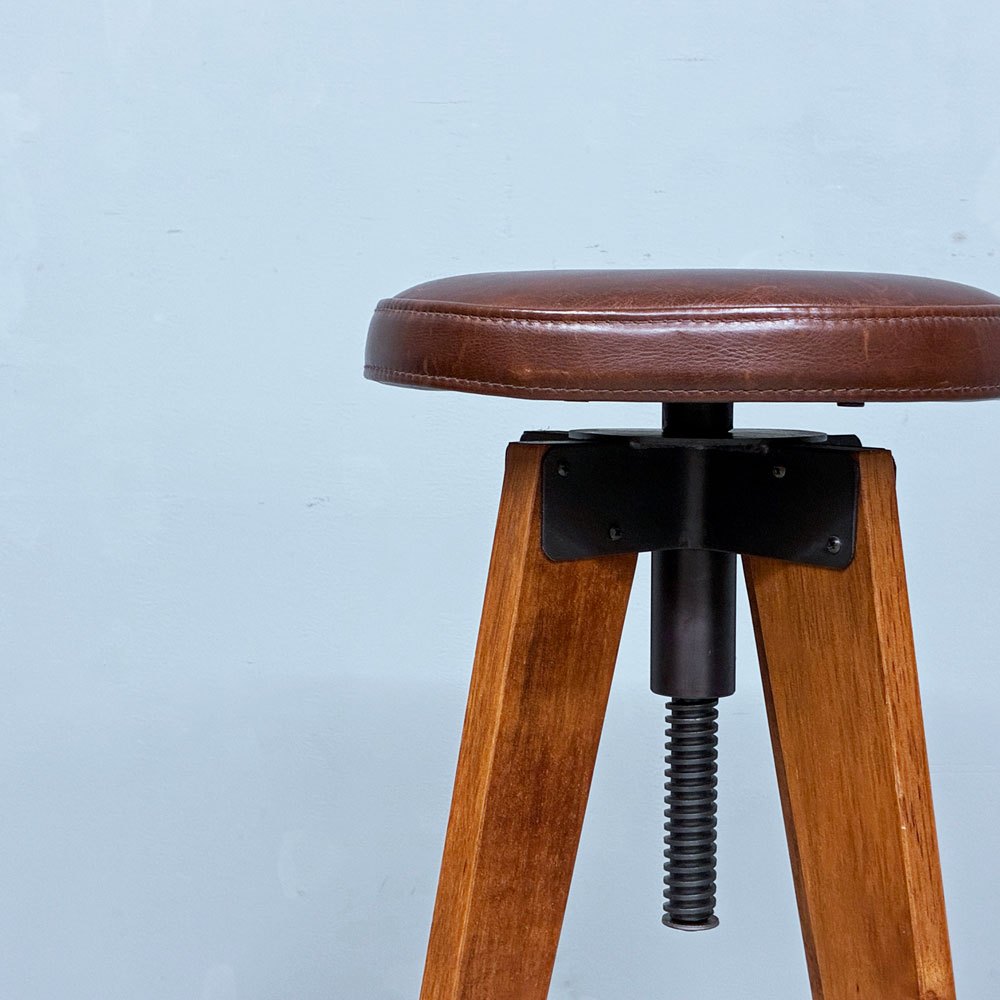 ジャーナルスタンダード ファニチャー journal standard furniture シノン CHINON ハイスツール カウンターチェア 座面回転昇降 インダストリアル 廃番 ◎