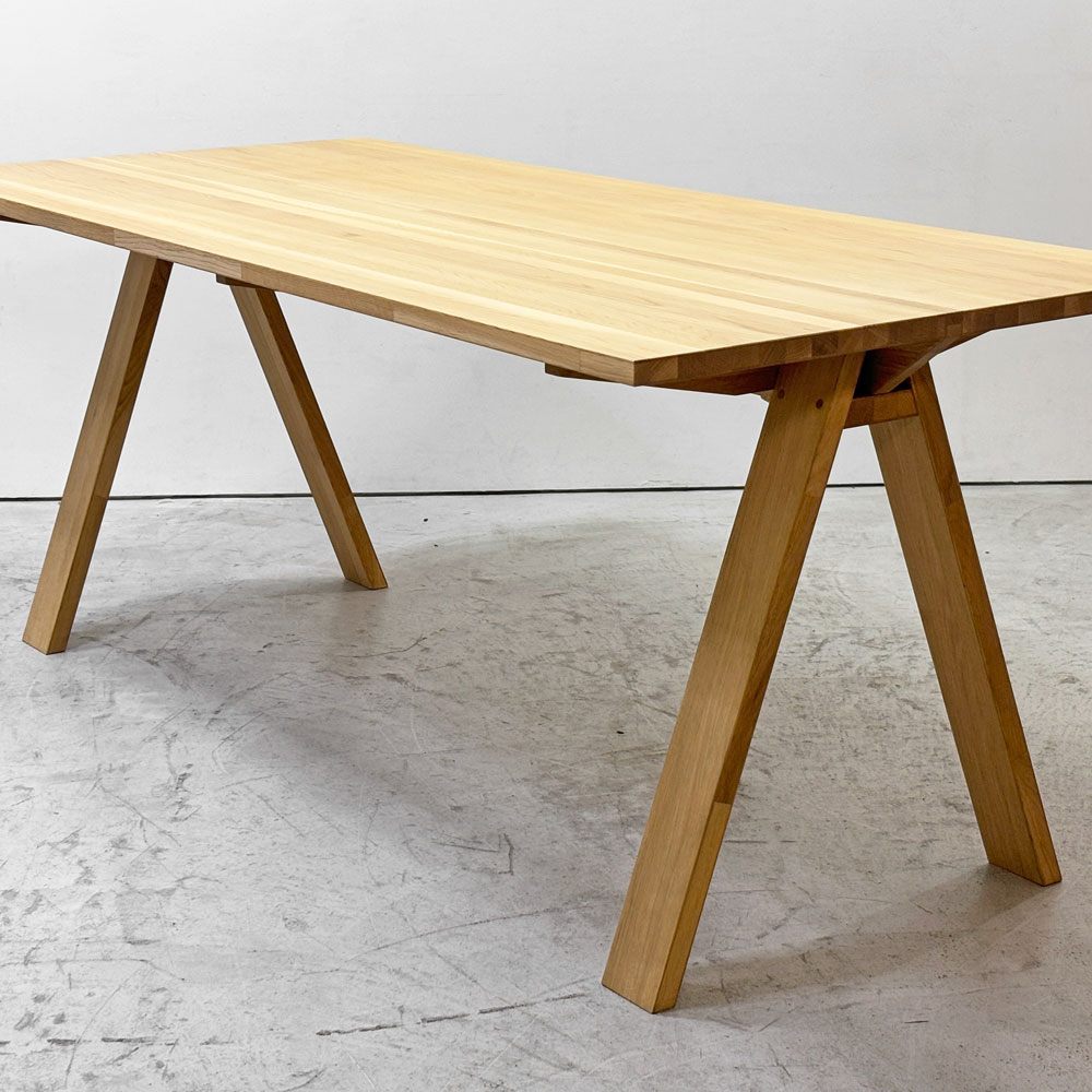 石巻工房 Ishinomaki Laboratory 工房 テーブル メイカーパック KOBO TABLE by Karimoku ダイニングテーブル 国産 ナラ材 W180cm 芦沢啓治 ●